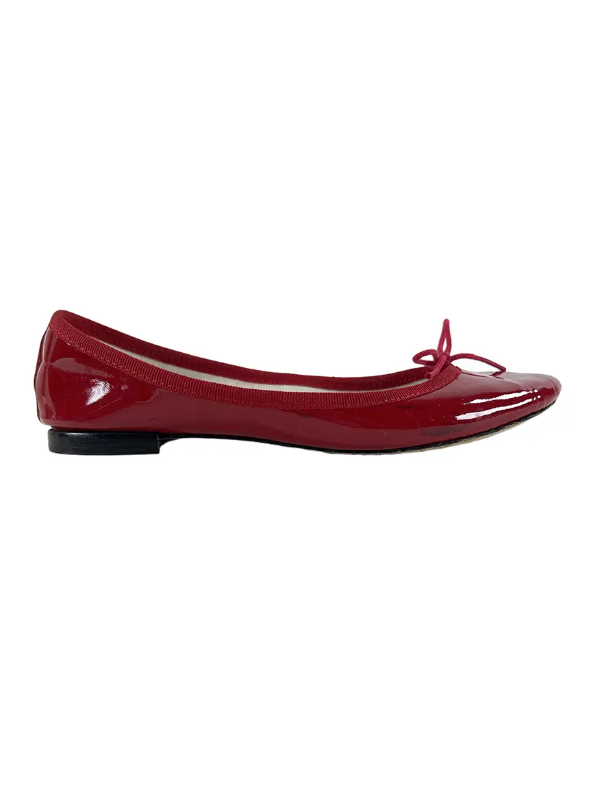 Repetto Cendrillon 赤 39.5 Sapatilha Repetto Cendrillon Vermelha - ADLL4 Original | Etiqueta