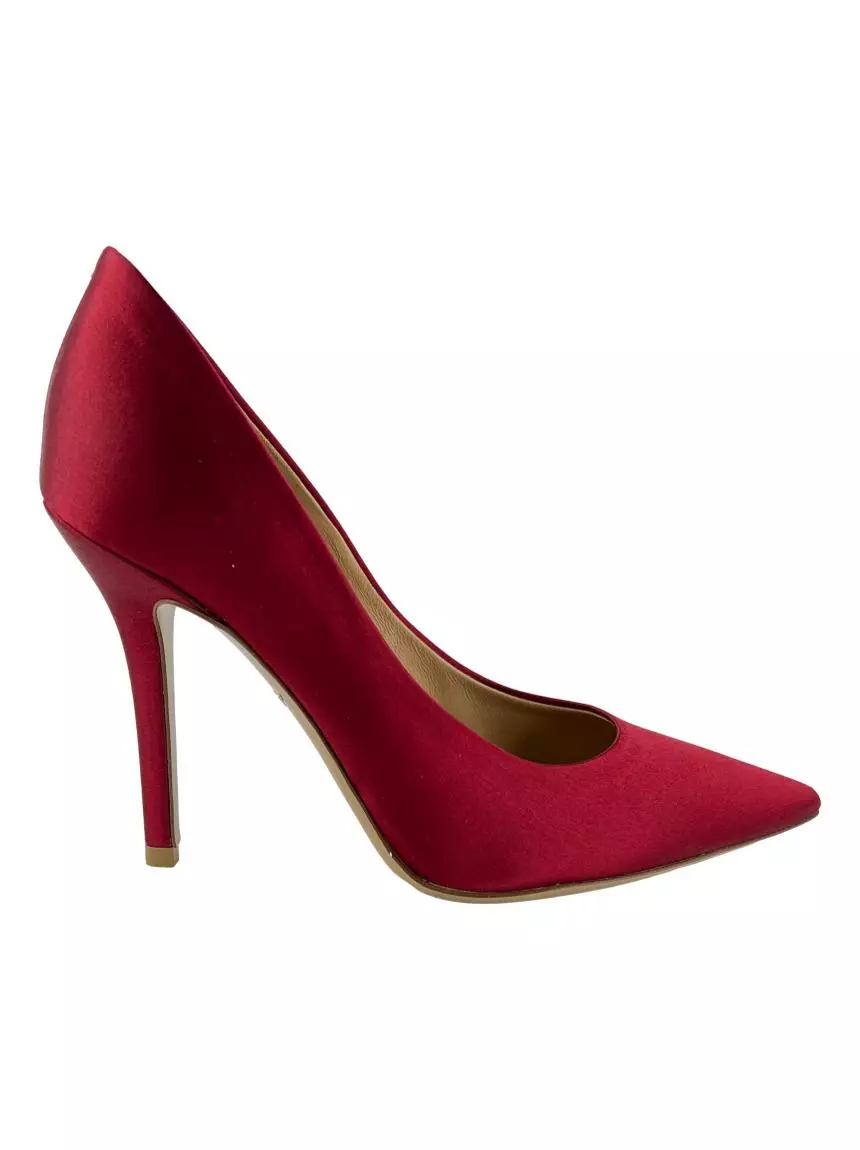 Sapato de Salto Salvatore Ferragamo Acetinado Vermelho - JPI7