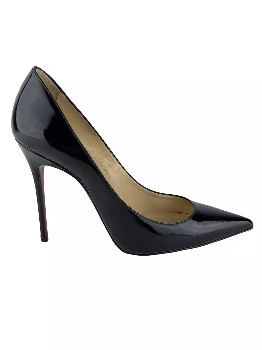 Scarpin christian 2024 louboutin preto