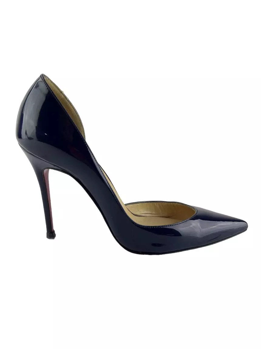 Scarpin Christian Louboutin Iriza Azul Marinho CAMT192 Original