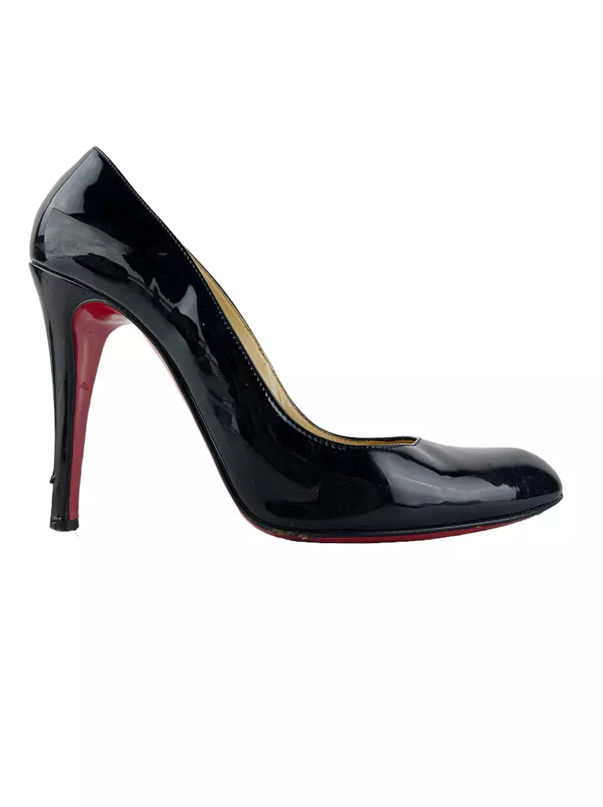 Scarpin Christian Louboutin Simple Pump Verniz Preto - CFBU12