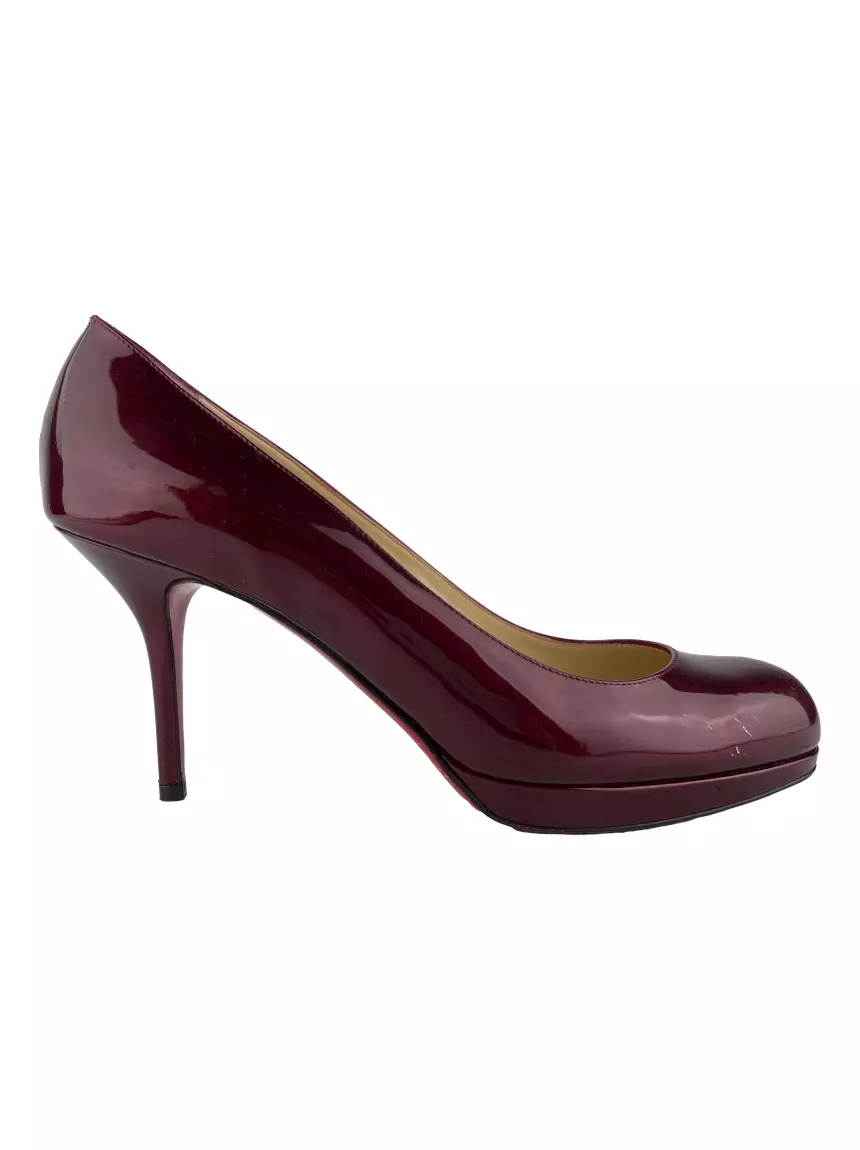 Scarpin Christian Louboutin Verniz Vinho - PFJ157 Original