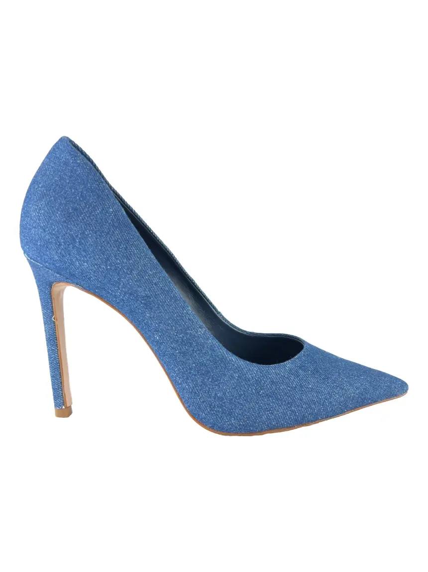 Scarpin fashion azul royal schutz