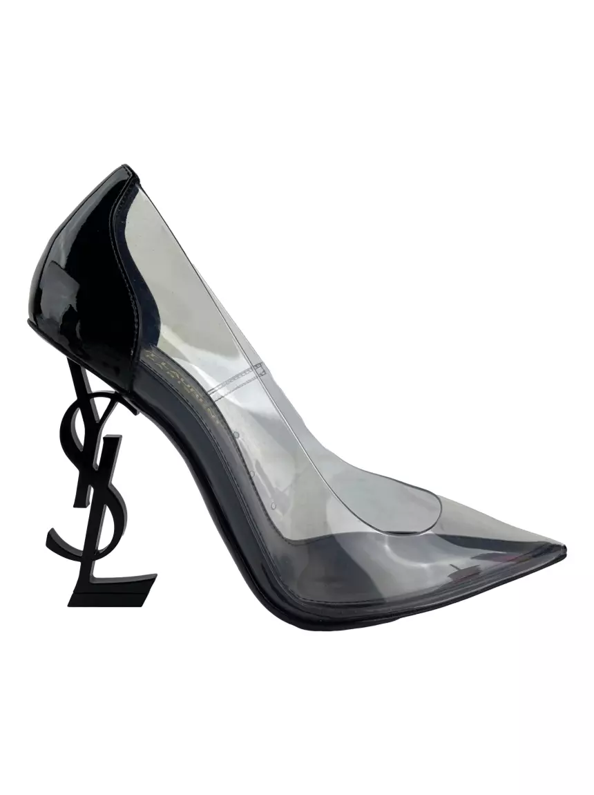 Hot sapato preto transparente Outlet Online Black Friday