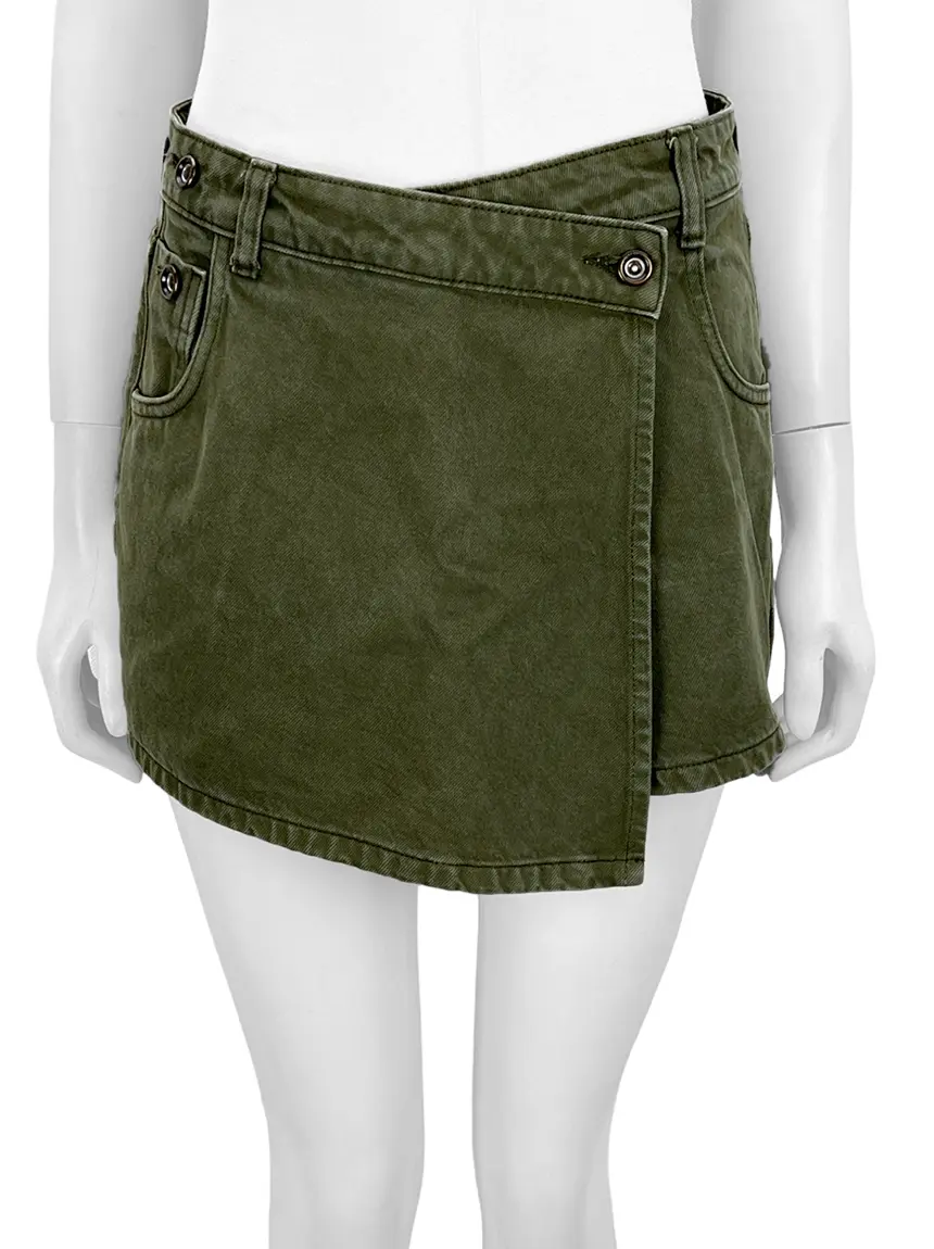 Short Jeans Verde Short Saia Verde Militar Shorts Saia Zara Jeans