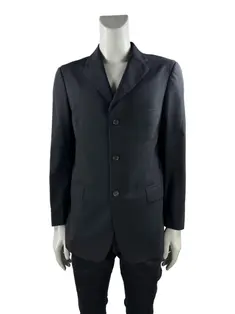ermenegildo zegnd ブレザーLL Blazer Ermenegildo Zegna For Brooksfield Tecido Preto - BHRW87