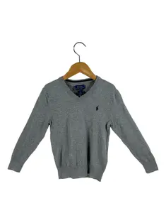 Blusa Polo Ralph Lauren Tricot Cinza - KVW16 Original | Etiqueta Única