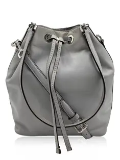 Bolsa Bucket Michael Kors Greenwich Couro Verde - ZZ1047 Original