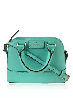 Bolsa com Alça Kate Spade Couro Azul Original - OJN10