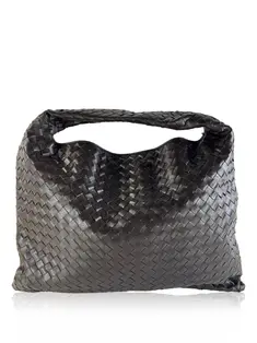 Bottega Veneta 　ホーボー　 ダークブラウン Hobo Bottega Veneta Original no Brasil com Preço de Outlet