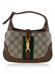 ky304【美品】GUCCI ホルターネック キャメル シルク100 S Bolsa Hobo Gucci Jackie 1961 Mini GG Supreme Monograma - CYXS1