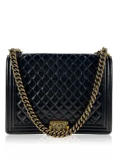 Bolsa Tiracolo Chanel Classic Flap Bag Preto - AJF83 Original