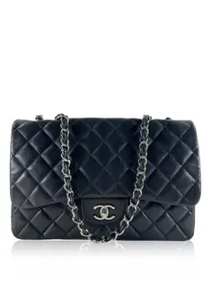 Bolsa Tiracolo Chanel Single Flap Preta - AER132 Original