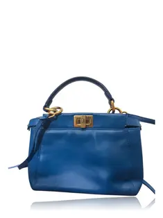 Fndiページ Bolsa Tiracolo Fendi FF 1974 Diagonal Camera Azul - CTZF13