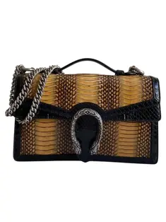 Bolsa Gucci Bamboo Khaki Python - BVV1058 Original | Etiqueta Única