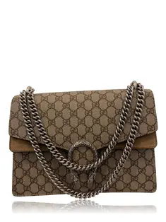 Bolsa Tiracolo Gucci Dionysus Embroidered Tiger GG Supreme