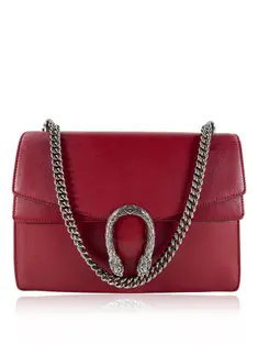 Bolsa Tiracolo Gucci Dionysus Super Mini Couro Vermelha - AGRZ928