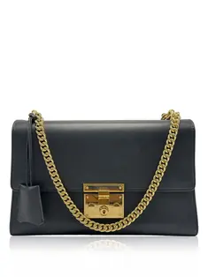 Bolsa Tote Gucci Padlock Monogram Preto - CBZA1 Original