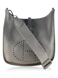 Bolsa Tiracolo Hermès Evelyne PM Taurillon Clemence Caramelo