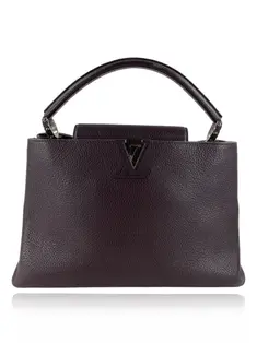 Bolsa Tiracolo Louis Vuitton Capucines Bordada Preta - MWL66