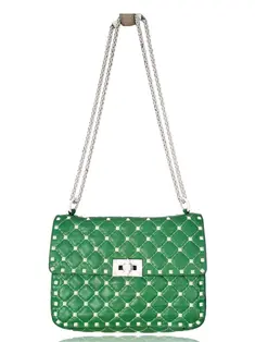 Bolsa Tiracolo Valentino Flip Lock Camera Verde - GWE72 Original