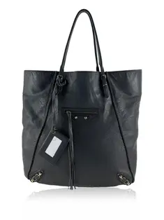 Bolsa Tote Balenciaga Mini City Crocodile Embossed Metallic Edge