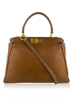 Bolsa Tote Fendi Peekaboo Mini Preta - AGRZ685 Original | Etiqueta