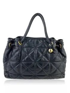 Bolsa com Alça Donna Karan Baguette Logo - ABOU5 Original