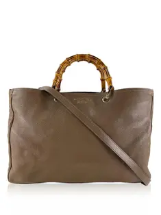 Bolsa Tote Gucci Bamboo Shopper Top Handle Mini Rosê - CJRE27