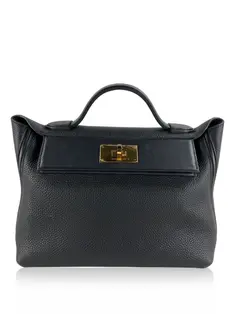 Bolsa Hermès Kelly Shoulder Preta - AIV13 Original | Etiqueta Única