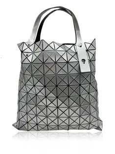 BAO BAO ISSEY MIYAKE グレー ハンドバッグ34×34 Bolsa com Alça Issey Miyake Bao Bao Prism Tote Cinza - ACMW7