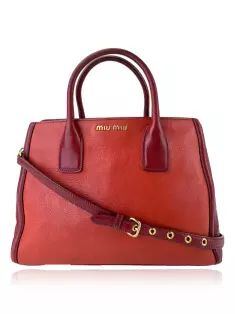 Bolsa Miu Miu Craquele Bicolor - JAP57 Original | Etiqueta Única
