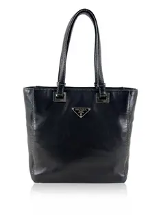 バッグ Prada Black Leather Elegant Vintage Tote Encontre Produtos de Luxo Usados das Melhores Marcas | Etiqueta Única