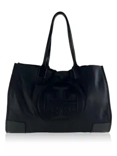 Bolsa Tote Tory Burch Ella Nylon Preto - CQZZ7 Original | Etiqueta