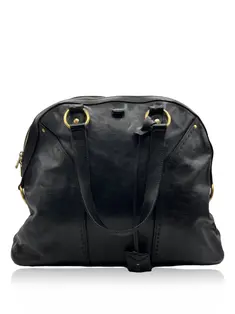 Bolsa Yves Saint Laurent Large Muse Veniz Marrom - LKC21 Original
