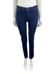 Calca Armani Jeans Skinny Azul Escuro Original Etiqueta Unica