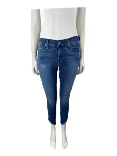 Calça Seven For All Mankind Zoey Mid Azul - KYE192 Original
