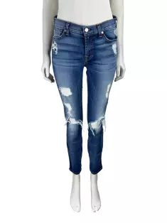 Calça Seven For All Mankind The Ankle Skinny Jeans - TDA547