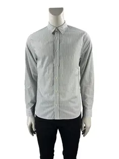 Camisa Giorgio Armani Listras Bicolor - OTK137 Original | Etiqueta