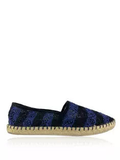 Sapato de Salto Louis Vuitton Texturizado Monograma Jeans