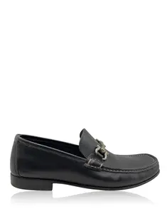 Loafer Salvatore Ferragamo Couro Preto - FJW575 Original