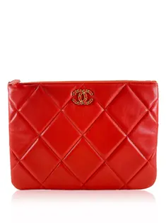 Necessaire Chanel Couro Caviar Nude - CXD7 Original | Etiqueta Única