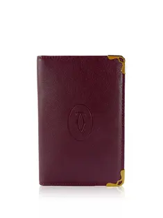 Porta Chaves Cartier Couro Burgundy - QIY25 Original | Etiqueta Única