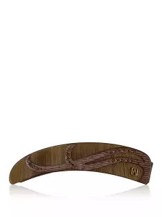 Acessório de Cabelo Alexandre De Paris Pente Chain Marrom - SZ6122