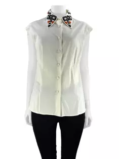 Blusa Prada T-Shirt Off White Original - BCH5962