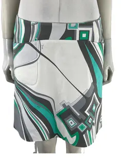 Saia Emilio Pucci Estampa Multicolor - EHU43 Original | Etiqueta Única