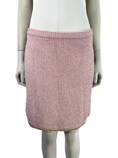 ESCADA(エスカーダ) 長袖シャツブラウス サイズ40 XL レディース - ピンク×ブラウン×マルチ シルク/花柄/バタフライ(蝶)/MARGARETHA LEY ESCADA - ESCADA(エスカーダ) 長袖シャツブラウス サイズ38 L