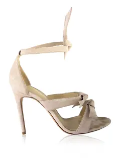 Sandália Alexandre Birman Tiras Couro - NAE80 Original | Etiqueta ...