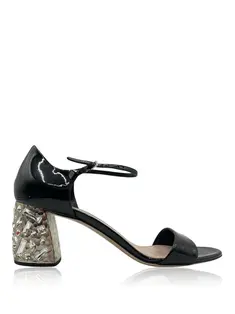 Bota Miu Miu Biker Preta - BIBM222 Original | Etiqueta Única Bota Miu Miu Biker Preta - BIBM222 Original | Etiqueta Única