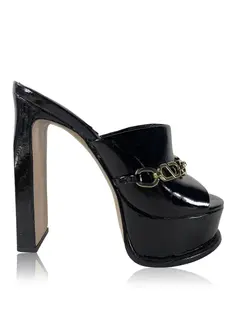 Sandália Schutz X Ginger Block Heel Vibrante - RYH16 Original